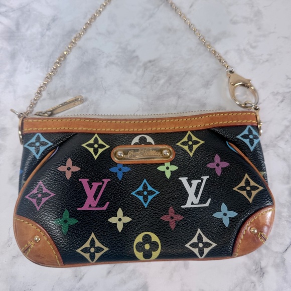 Louis Vuitton Handbags - Louis Vuitton x Takashi Murakami 2010 Pochette Milla MM clutch bag